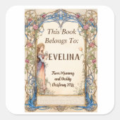 Sticker Carré 6 plaques - Fairytale Princess (Devant)