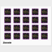 Sticker Carré 70e anniversaire  (Feuille)