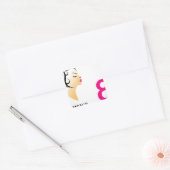 Sticker Carré 8 mars Journée internationale des femmes (Enveloppe)