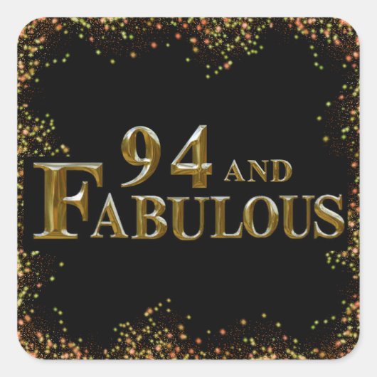 Sticker Carré 94e anniversaire  (Devant)