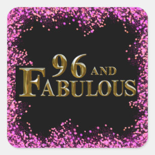 Sticker Carré 96e anniversaire
