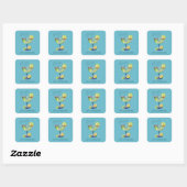 Sticker Carré À 30 Ans, un anniversaire marquant (Feuille)