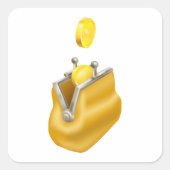 Sticker Carré à broche (Devant)