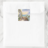 Sticker Carré A Cosy Seaside Balcony (Sac)