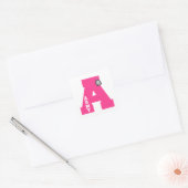 Sticker Carré A est pour l'armée (Enveloppe)