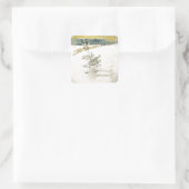 Sticker Carré À feuillage persistant (Sac)