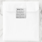 Sticker Carré A Journal of the Plague Year, 1665 (Sac)