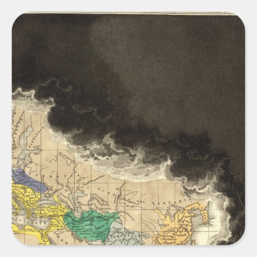 Sticker Carré À la mort de Constantine 337 AD (Devant)