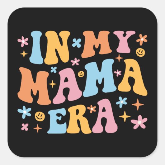 Sticker Carré A l'ère de ma mère I (Devant)