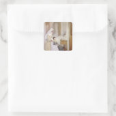 Sticker Carré À Notre-Dame du Perpetuel Bon Secours (Sac)