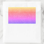 Sticker Carré à Parties scintillant arc-en-ciel co (Sac)