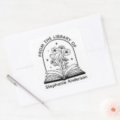 Sticker Carré À partir de la bibliothèque de plaques (Enveloppe)