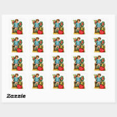 Sticker Carré À un que j'aime (Feuille)