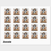 Sticker Carré A witch's love (Feuille)