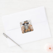 Sticker Carré A witch's love (Enveloppe)