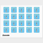 Sticker Carré Abattage (Feuille)