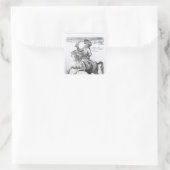 Sticker Carré Abbas, roi de Perse (Sac)