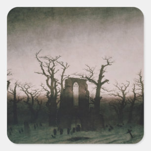 Sticker Carré Abbaye dans Oakwood, 1810