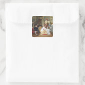 Sticker Carré Abbe Prevost lit 'Manon Lescaut', 1856 (Sac)