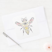 Sticker Carré abeille (Enveloppe)