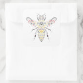 Sticker Carré abeille (Sac)