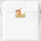 Sticker Carré Abeille miel (Sac)