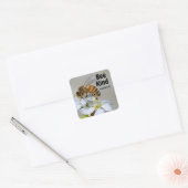 Sticker Carré Abeille Toujours ! (Enveloppe)