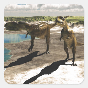Sticker Carré Abelisaurus 2