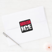Sticker Carré Abolir l'ICE (Enveloppe)