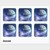 Sticker Carré Abondance et prospérité (Feuille)