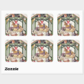 Sticker Carré Abri (Feuille)