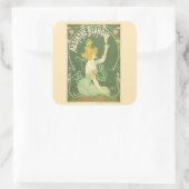 Sticker Carré Absinthe Blanqui Nover Art (Sac)