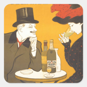 Sticker Carré Absinthe Supplémentaire-Supérieure