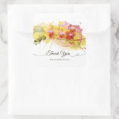 Sticker Carré Abstract Orchids (Sac)