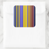 Sticker Carré Abstract Stripes Design 1 (Sac)