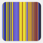 Sticker Carré Abstract Stripes Design 1 (Devant)