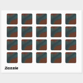 Sticker Carré Abstrait 1 : rouges et bleus (Feuille)