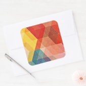 Sticker Carré Abstrait polygone (Enveloppe)