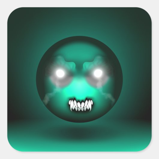 Sticker Carré Abyssmoji (Devant)