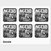 STICKER CARRÉ AC-130 (Feuille)