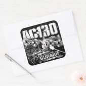 STICKER CARRÉ AC-130 (Enveloppe)