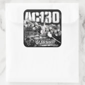 STICKER CARRÉ AC-130 (Sac)