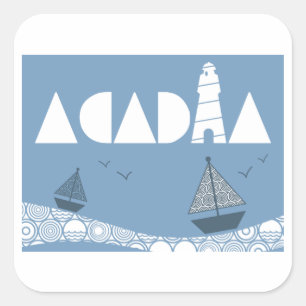 Sticker Carré Acadie