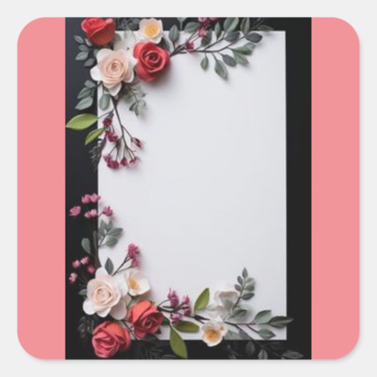 Sticker Carré Accents et traitements muraux > Décalages muraux e (Devant)