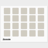 Sticker Carré Accessoires en papier texturé beige que vous pouve (Feuille)