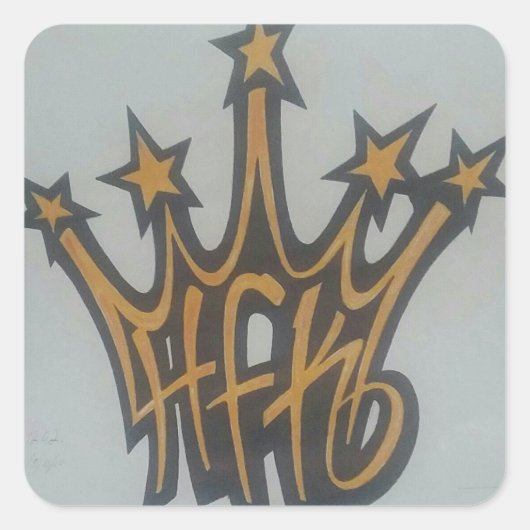 Sticker Carré Accessoires HFK Enfin! (Devant)