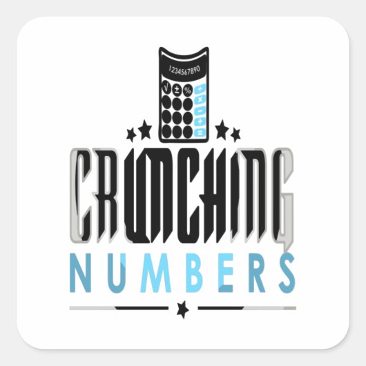 Sticker Carré Accountant (Devant)