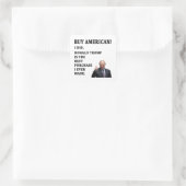 Sticker Carré Acheter American (Sac)