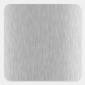 Sticker Carré Acier inoxydable texturé (Devant)