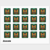 Sticker Carré ACO du Kenya (Feuille)